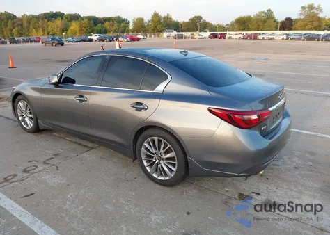 2019 Infiniti Q50 3.0T Luxe from USA, damaged, VIN JN1EV7AR6KM550265